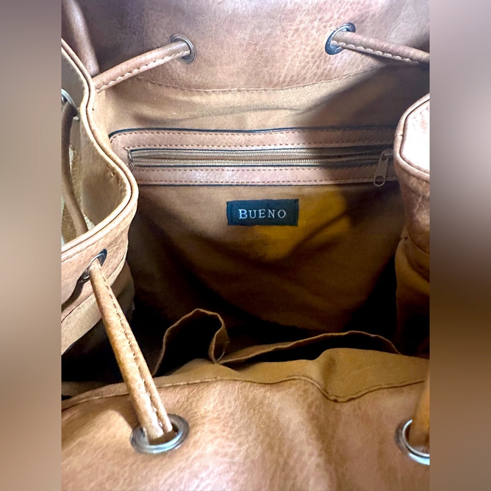 BUENO Bucket Bag Classic Stripe Beachy Boho Chic Romantic Summer Coastal Cowgirl - Picture 4 of 7